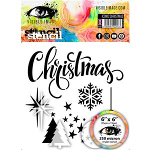 Visible Image Iconic Christmas Stencil