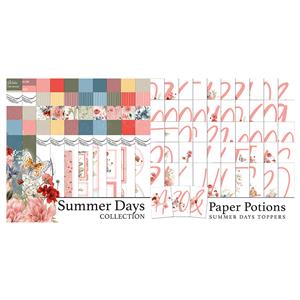 The Crafty Witches Summer Days Collection & free Summer Days Alphabet Toppers Digital Download