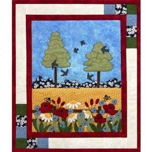 Village Fabrics Harvest Cornfield Wall Hanging