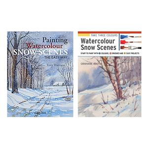 Both For £14, Painting Watercolour Snow Scenes & Take Three Colours, Usual £21.98
