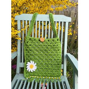 Adventures in Crafting Daisy Step Into Springtime Crochet Bag Kit