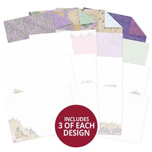 Forever Florals - Lavender Luxury Inserts & Papers, 48 Sheet Pack