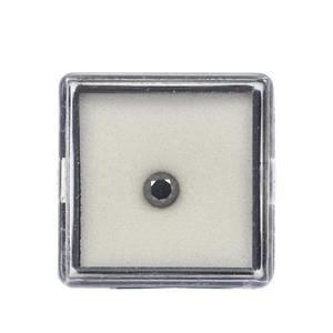 0.5cts Black Diamond D Cut Round Approx 4mm (1Pcs)