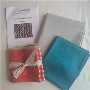 White Gecko Grey The Brain Fog HRT Quilt Kit