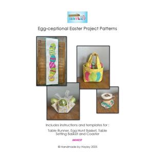 Handmade By Hayley Egg-ceptional Easter Projects Instructions & Templates