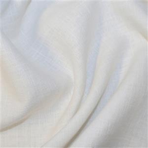 White Enzyme Washed 100% Linen 0.5m