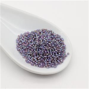 Miyuki Aqua Lined Amethyst Seed Beads 11/0s (8.5GM/TB)