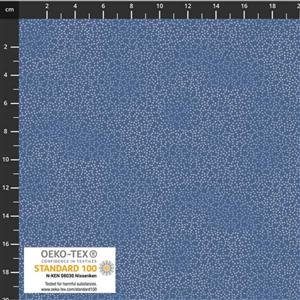 Stof Basic Dots Navy Fabric 0.5m