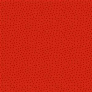 Lewis & Irene Poppies Collection Ditsy Poppy Dots Red Fabric 0.5m