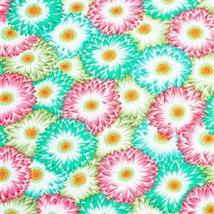 Philip Jacobs Floating World Collection Chrysanth Carpet Sorbet Fabric 0.5m