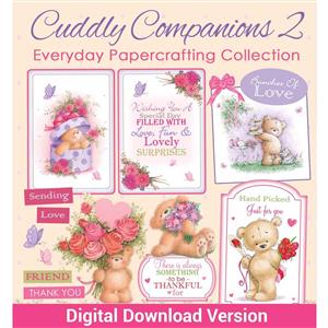 Digital Download Collection -Cuddly Companions Vol 2- over 1000 printable elements, Usual £14.99