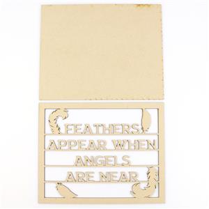 Bert & Gert's Feathers Appear Plaque and 10 x 8 inch Canvass