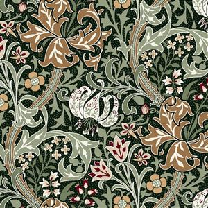 William Morris Golden Lily Velvet Fabric 0.5m