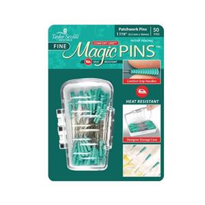 Taylor Seville Magic Patchwork Pins Pack of 50 with Storage Case