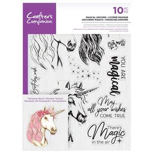 Crafter's Companion Photopolymer Layering Stamp - Magical Unicorn - 1PC