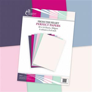 Carnation Crafts From The Heart A4 Perfect Papers 300gsm 48 sheets