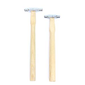 Set of Two 1oz & 2oz Ball Pein Hammers With Beach Wood Handle