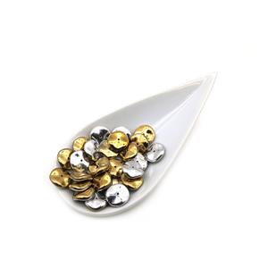 Preciosa Ornela Crystal California Silver Ripple Beads Approx. 12mm (25pcs)