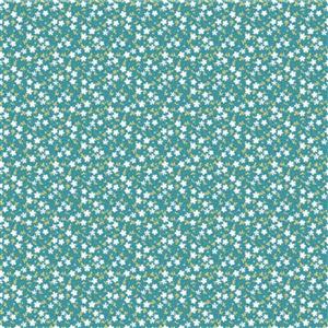 Poppie Cotton Delightful Department Store Tossed Flowers Fabric 0.5m