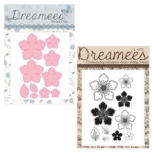 Dreamees - Fantastic Frills A4 Stamp and Die Duo