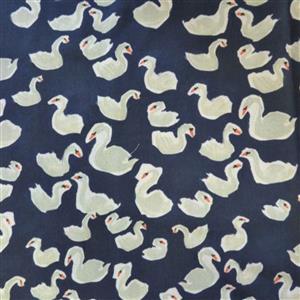 Swans 100% Viscose Challis Lawn Fabric 0.5m