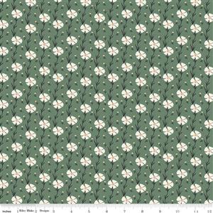 Riley Blake Wanderlust Collection Carnation Green Fabric 0.5m