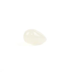 65cts White Onyx Plain Drop Approx 30x20mm 1pc