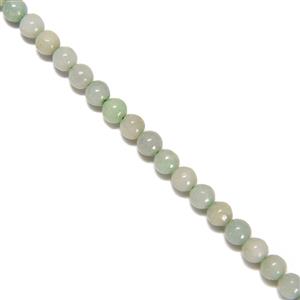50cts Type A  Jadeite Plain Round Beads Approx 4mm, 38cm Strand