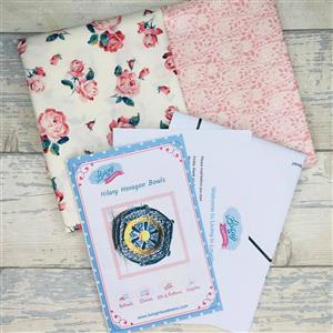 Living in Loveliness Hilary Hexagon Stacking Trays Kit Pink; includes 2 x 0.5m Liberty Fabrics 