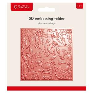 Crafter's Companion 3D Embossing Folder 5”x7” - Dazzling