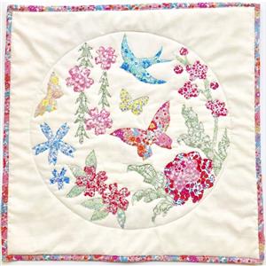 Alice Caroline Liberty Bluebird Wall Hanging or Cushion Kit