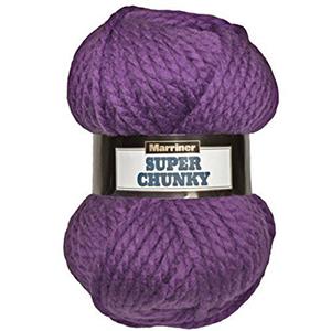 Marriner Violet Super Chunky Yarn 100g