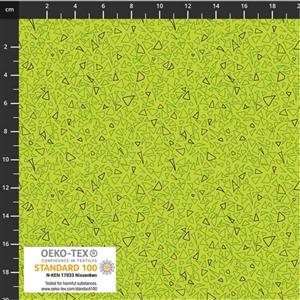 Stof Best Bits Green Fabric 0.5m