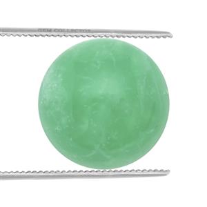 2.7cts Prase Green Opal 10x10mm Round  (N)