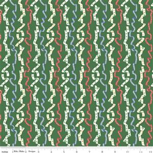 Liberty Merry & Bright All Wrapped Up Green Fabric 0.5m