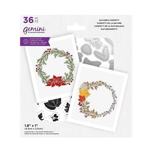 Gemini Stamp & Die - Natures Confetti - 36PC - Usual Price £12.99