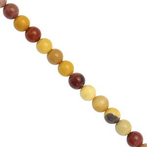 45cts Mookite Smooth Round Approx 6mm, 19cm Strand