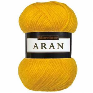 Marriner Mustard Aran Yarn 100g