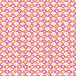 Liberty The Artist's Home Meadow Daisy Pink Fabric 0.5m
