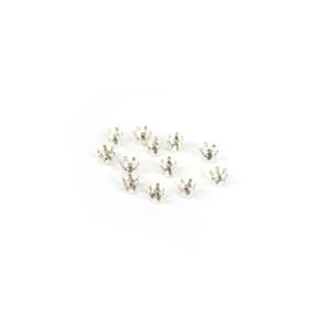 12 x 925 Sterling Silver Snap Set Bezels (To fit 3mm gemstone)