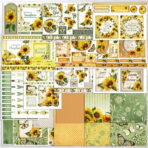 Sunfllower Dreams Cardmaking kit with Forever Code