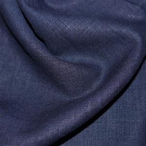 Navy Enzyme Washed Linen 0.5m