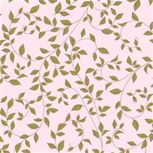 Morgan Pink Vine Fabric 0.5m