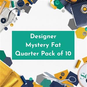 Designer Mystery Fat Quarter Pack of 10