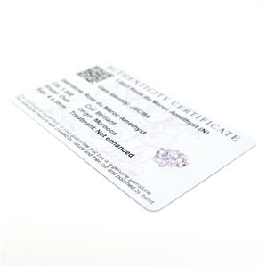 1cts Rose du Maroc Amethyst 4x3mm Oval  (N)