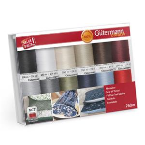 Gutermann Thread Set Sew-All 12 x 250m Assorted