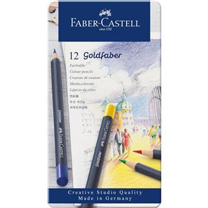 Faber-Castell - Goldfaber Colour Pencils Tin of 12