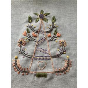 Little House of Victoria Tree of Love Spring Flowers Embroidery Kit (Exclusive to Sewing Street)