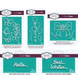 Creative Expressions One-liner Die Collection - Butterflies and Balloons Bundle