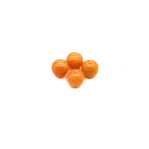 Type A 36cts Yellow Honey Jadeite Plain Rounds Jadeite Approx. 10mm, 4pcs